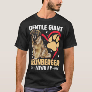 Zachte reus Leonberger loyaliteit hond T-shirt