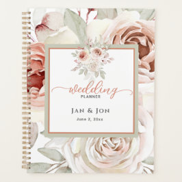 Zachte Romantische Roos Wedding Planner