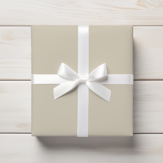 Zachte romige pistache beige cadeaupapier