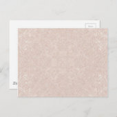 zachte roze achtergrond briefkaart (Voorkant / Achterkant)