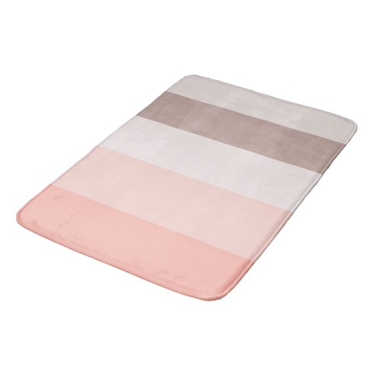 Zachte roze badmat (Gekanteld)