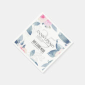 ZACHTE ROZE BLAUWE BLOMEN 25E HET JAAR JUBILEUM SERVET (Hoek)