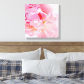 zachte roze bloemblaadjes canvas afdruk (Insitu (Slaapkamer))