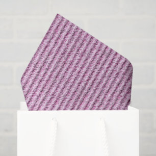 Zachte roze corduroy streeppatroon tissuepapier