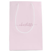  Zachte Roze en Blush Medium Cadeauzakje (Voorkant)