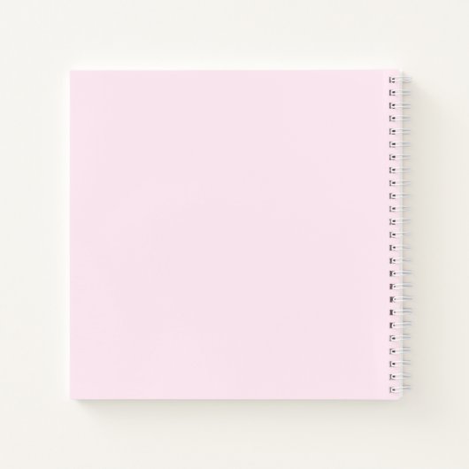  Zachte Roze en Blush Notitieboek (Achterkant)