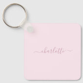  Zachte Roze en Blush Sleutelhanger (Voorkant)
