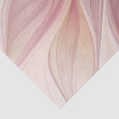 Zachte roze Floral Dream Abstracte fractale kunstb Tissuepapier (Detail)
