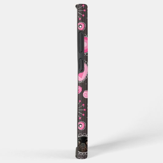 Zachte Roze Hart en Bloem Hondenmoeder Fotocollage Samsung Galaxy Hoesje (Rechterkant)