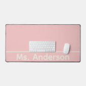 Zachte Roze Leraar Bureaumat (Keyboard & Muis)