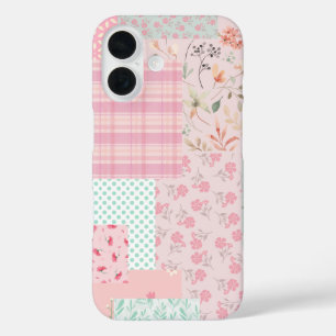 Zachte roze meisjesachtige telefoonhoes iPhone 16 hoesje