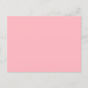 Zachte Roze Minimalistische Briefkaart