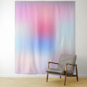 Zachte Roze Moderne Kleurrijke Wandkleed (In situ)