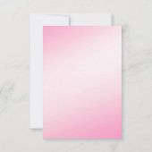 Zachte roze neopflakken RSVP (Achterkant)