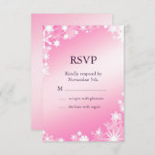 Zachte roze neusvlokken RSVP 2 (Voorkant / Achterkant)