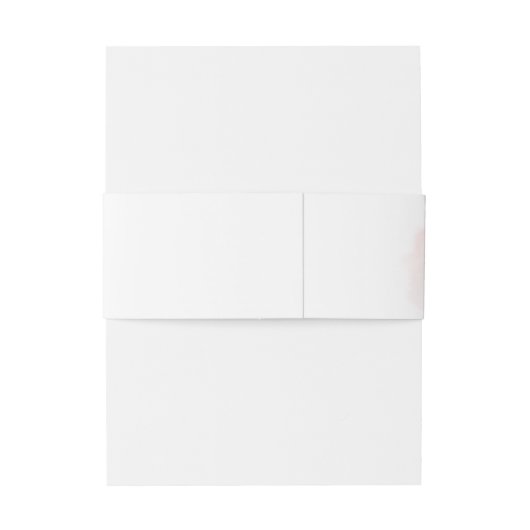 Zachte roze rozen eucalyptus en gouden bruiloft uitnodigingen wikkel (Achterkant Voorbeeld)