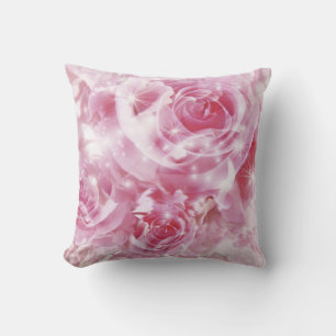 Zachte roze rozen kussen