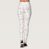 Zachte roze Waterverf ventilator Leggings (Achterkant)