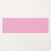 Zachte Roze Yoga Mat met Bloeiende Bloem Print (Achterkant (horizontaal))