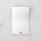 Zachte Rozen van de Waterverf van de Perzik Noteer Notitiekaartje (Binnen)