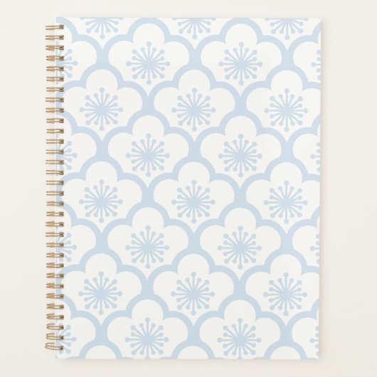 Zachte Sakura Poederblauw - Neutraal Planner (Voorkant)