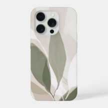 Zachte Salie Botanische Abstract – Kalme Moderne O