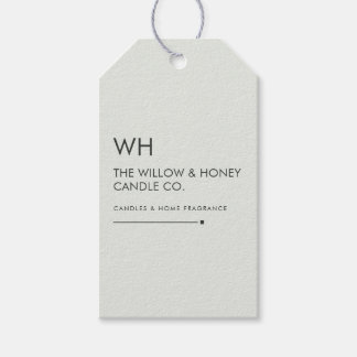 Zachte Salie Minimalistische Zakelijke Hangtag Cadeaulabel
