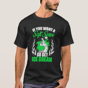 Zachte serveer, haal Icecream-sportweddenschap T-shirt