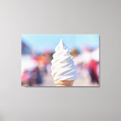 Zachte serveren ijs post canvas afdruk (Voorkant)