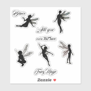 Zachte silhouetstickers sticker