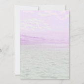 *~* Zachte Sky Beach Zee Sand    PhotoWedding Kaart (Achterkant)