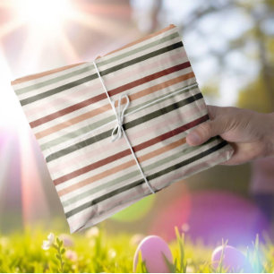 Zachte Spring Stripes in Pastels Tissuepapier