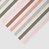 Zachte Spring Stripes in Pastels Tissuepapier (Detail)