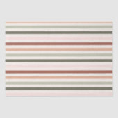 Zachte Spring Stripes in Pastels Tissuepapier (Voorkant)
