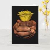 Zachte sterkte Kaart (Gele Bloem)