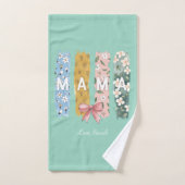 Zachte & Stijlvolle Mama Handdoek Set – Gepersonal (Handdoek)