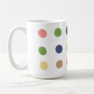 Zachte Stippen Origineel eigentijds kleurpatroon Koffiemok