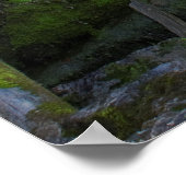 Zachte stromende watervallen poster (Hoek)