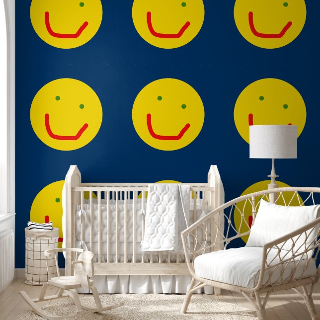 Zachte Sun Happy Face Behang (Kinderen)