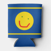 Zachte Sun Happy Face Blikjeskoeler (Voorkant)