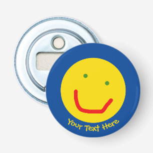 Zachte Sun Happy Face Button Flesopener