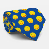 Zachte Sun Happy Face Stropdas (Opgerold)