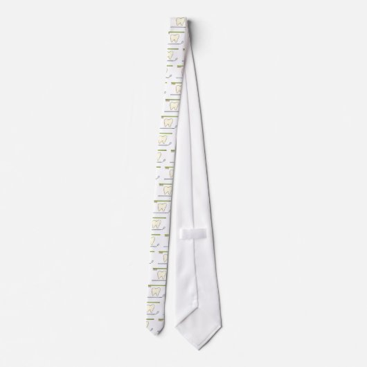 Zachte tandspiegel stropdas (Achterkant)