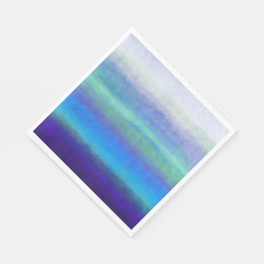 Zachte tinten blauw en groen servet (Hoek)