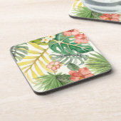 Zachte tropen bier onderzetter (Linkerzijde)