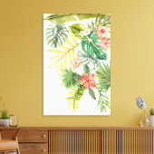 Zachte tropen canvas afdruk (Insitu (Woonkamer))