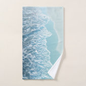 Zachte turquoise oceaan droom #4 #ocean #decor #ar bad handdoek (Handdoek)