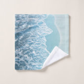 Zachte turquoise oceaan droom #4 #ocean #decor #ar bad handdoek (Wasdoekje)