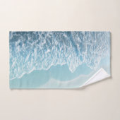 Zachte turquoise oceaan droom #4 #ocean #decor #ar bad handdoek (Handdoek)