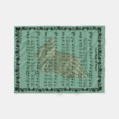 ZACHTE UUR PRAYER FLEECE DEKEN (Voorkant (Horizontaal))